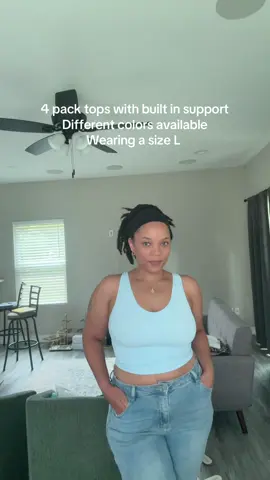 Tops with built in support have been my best friends this summer #builtinbra #tanktop #tanktop #summershirt #sleevelesstops 