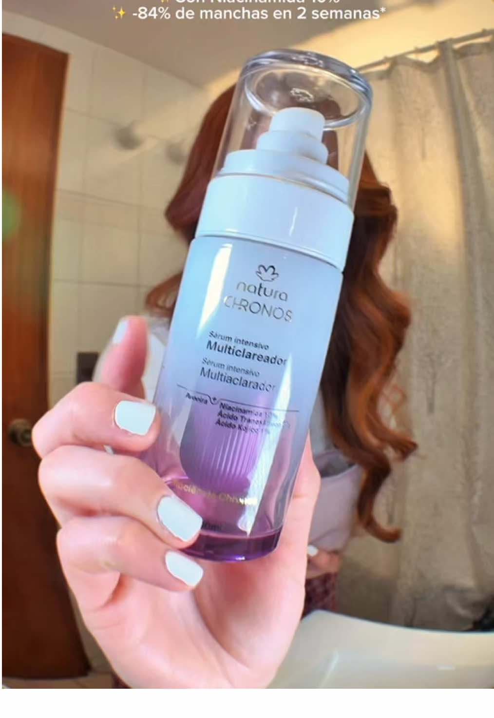 Prueba el nuevo Sérum intensivo Multiaclarador de manchas de Natura Chronos con Niacinamida 10% . #NaturaChronosDerma #Dermocosmetica #BioCienciaChronos