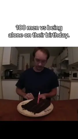 100 men vs being alone. #alone #lonelyless #sad 