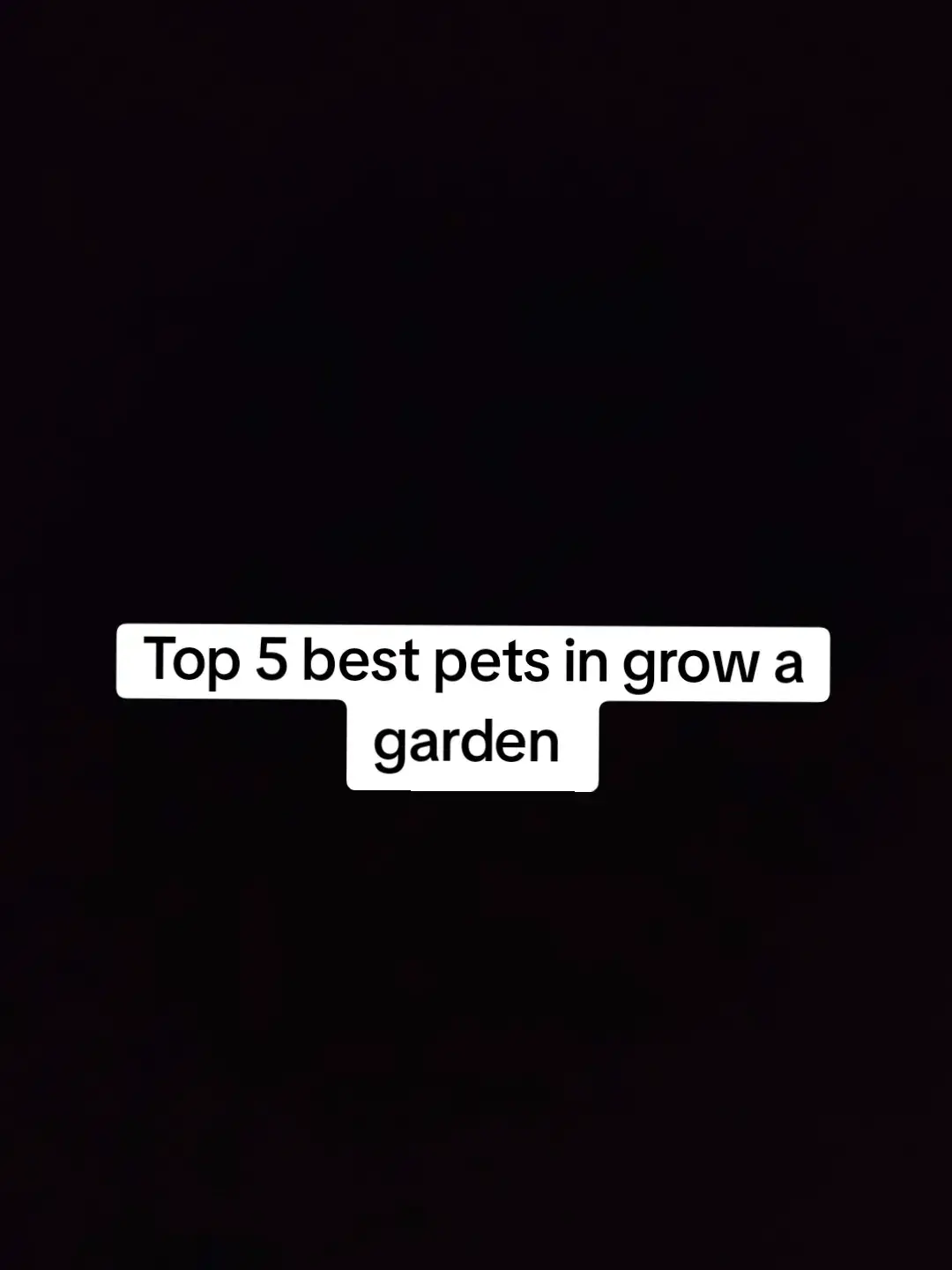 Top 5 best pets in grow a garden #gag #growagarden #roblox