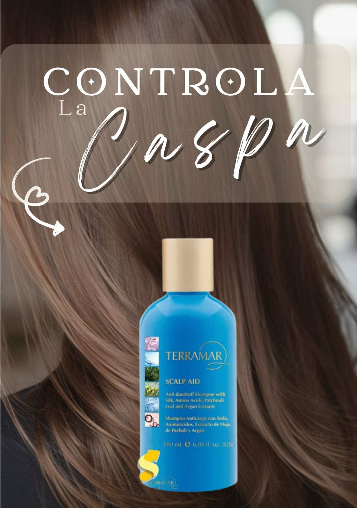 Tienes #caspa o #caspaextrema #comocontrolar #lacaspa con el #shampooanticaspa #terramar  Usa diariamente el #shampooanticaspaterramar y te un #cabellosaludable #sedoso y #cabellobrillante     Como se usa el #shampoo #anticaspa  Cómo quitar la caspa ? Uso este shampoo diario 