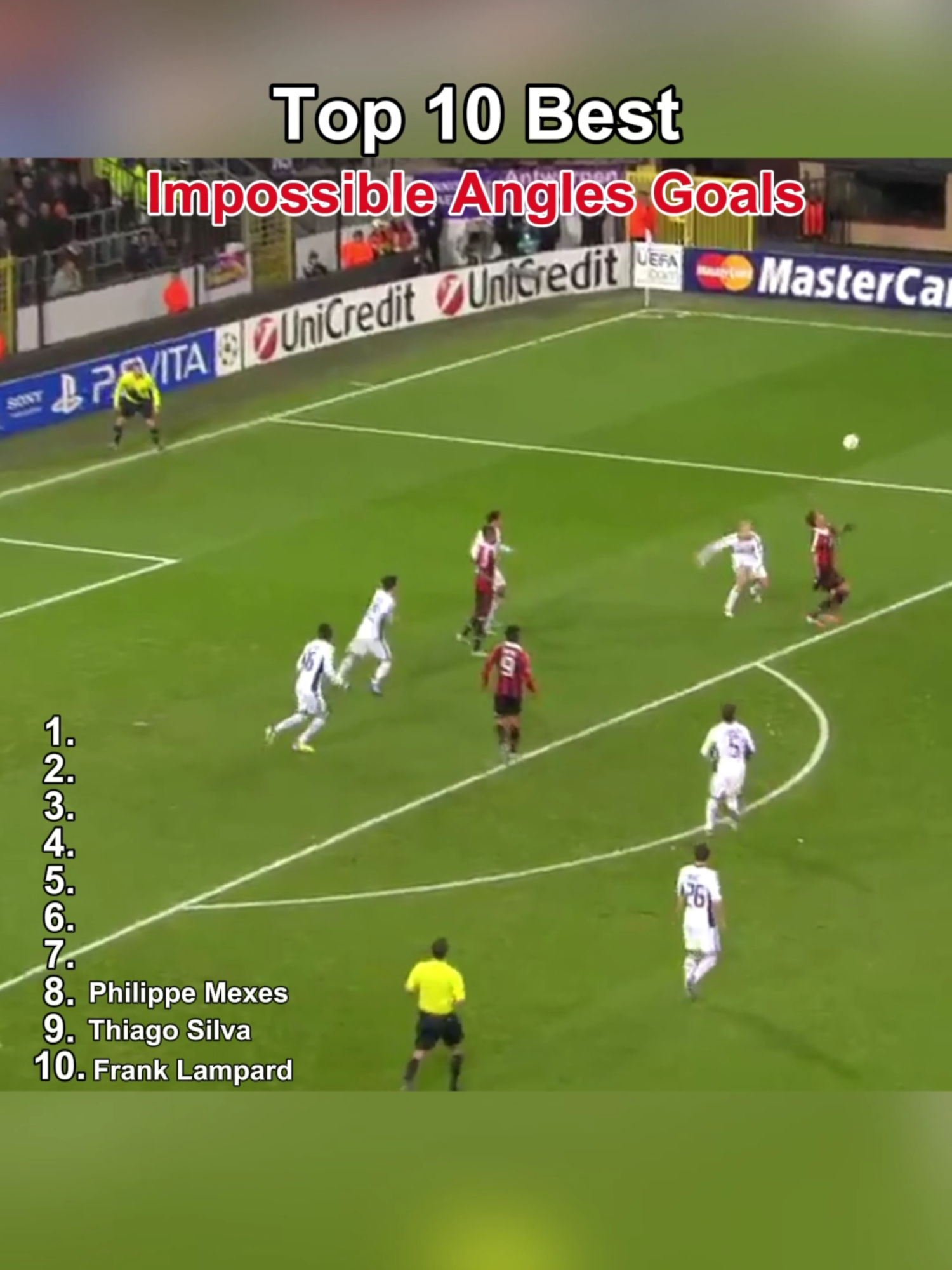Top 10 Best Impossible Angles Goals#footballl #goals #fyp #footballhistory #top10 #footballtiktok #mexes