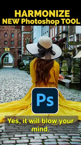 New @Photoshop feature. Harmonize is amazing! #communityxadobe #photoshop #photoshoptutorial #photoshopcafe 
