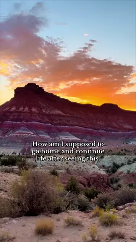 How? When you begin to travel you soon begin to realize that there’s too much beauty you’re leaving behind. A piece of your heart will remain there always! 🥹  remember to leave no trace behind  #utah #paria #mountain #kanabutah #Hiking #Outdoors #travel #travelwithme 