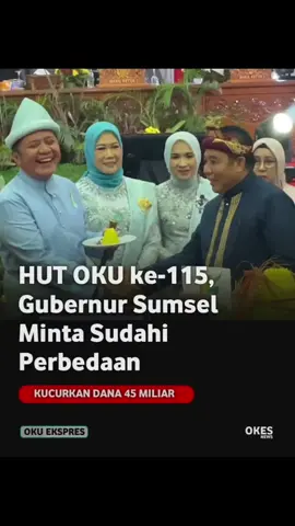 BATURAJA, OKES.NEWS - Gubernur Sumatera Selatan (Sumsel), H. Herman Deru, menegaskan pentingnya persatuan antara jajaran eksekutif dan legislatif di Kabupaten Ogan Komering Ulu (OKU) demi mendorong percepatan pembangunan di wilayah Bumi Sebimbing Sekundang. Hal ini disampaikan dalam Rapat Paripurna Istimewa DPRD OKU dalam rangka HUT OKU ke-115 yang digelar di Gedung Kesenian Baturaja, Selasa (29/7). Dalam sambutannya, Gubernur meminta seluruh unsur Forkopimda, DPRD OKU, tokoh agama, dan tokoh masyarakat untuk melupakan perbedaan dan bersatu demi kemajuan daerah. #baturaja #indonesia #okuekspresupdate #beritabaturaja #baturajatiktok 