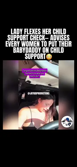 Lady collects her first child support checks and films it says she advises all women to put their baby daddy on child support!!!👀 thoughts?🤔#fyp #fypシ #fypシ゚viral #fyppppppppppppppppppppppp #fyptiktok #viraltiktok #fypviral #viral #viralvideo 