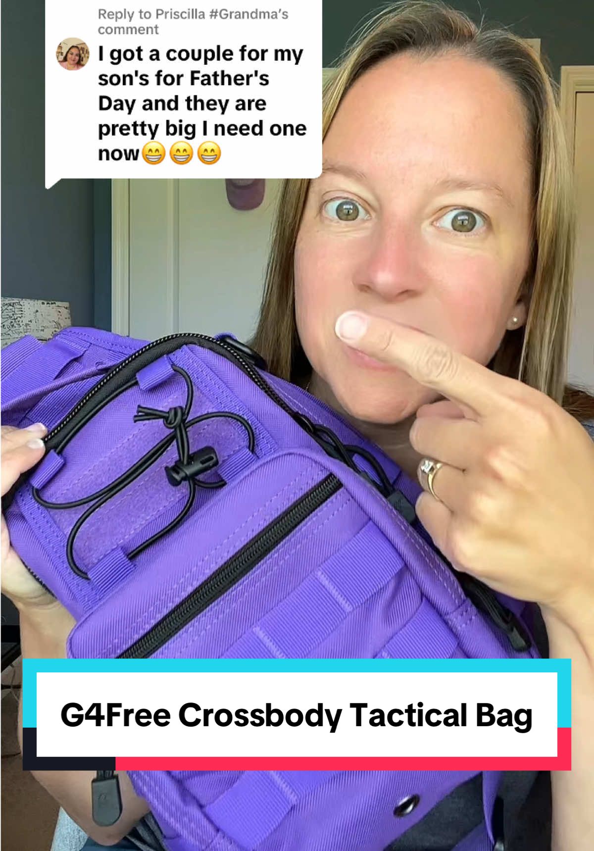 Replying to @Priscilla #Grandma G4Free Crossbody Tactical Bag MANY COLORS! #crossbodybag #tacticalbag #utilitybag #giftideasforhim #giftideasforher #tiktokshopbacktoschool 