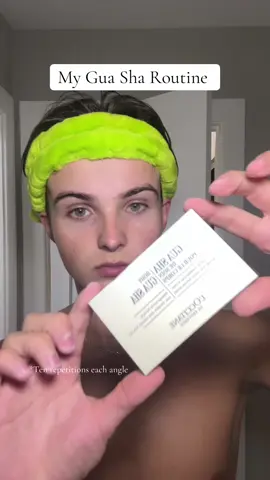 The best way to de puff your face #skincare #guasha #looksmaxing #fyp 
