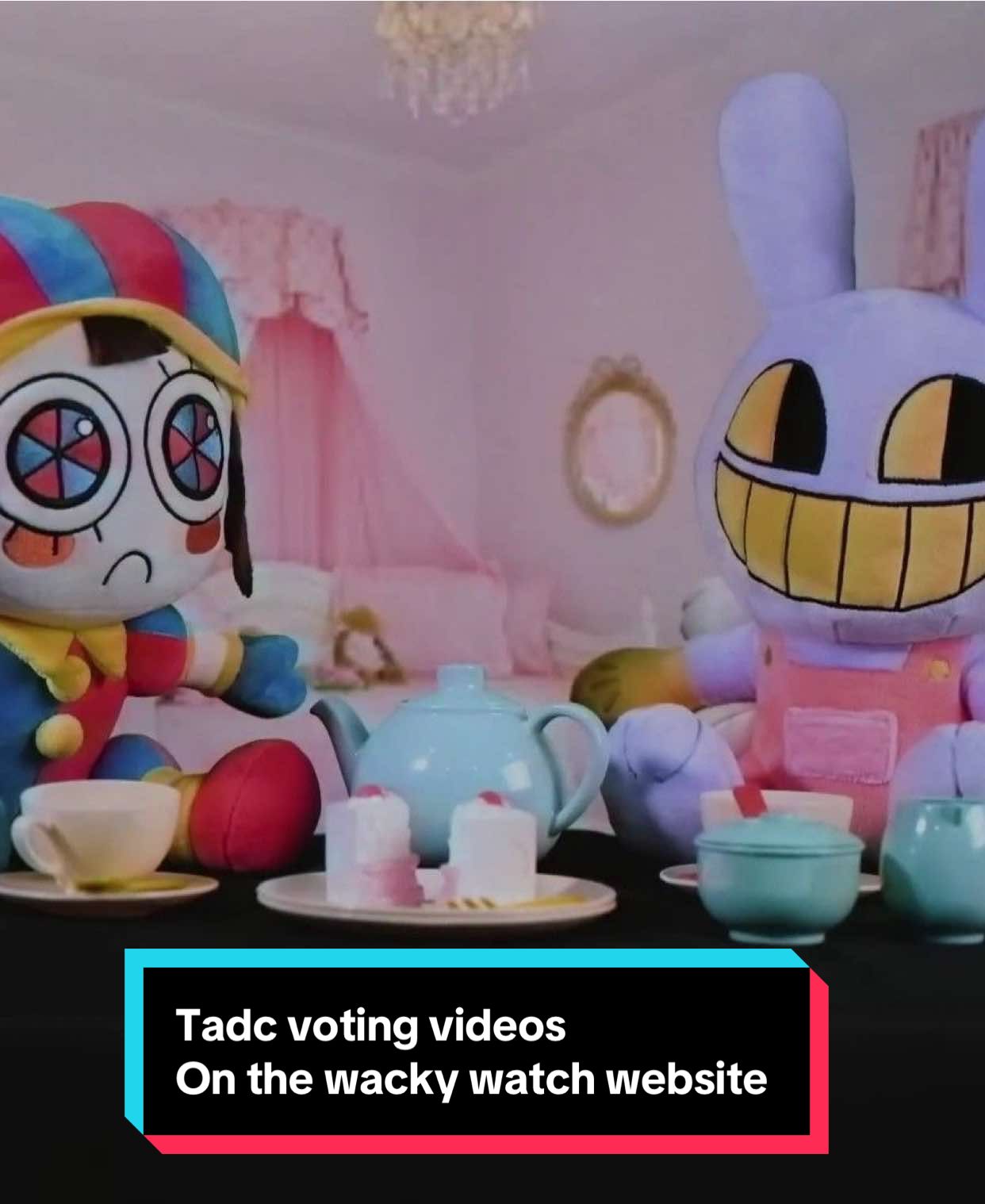 Thought I’d post the voting videos from the wacky watch website from the latest glitch video (spoilers for kingers video as I voted for him but kinger playing doom is canon and he can make a good chowder)#glitchproductions#digitalcircus#theamazingdigitalcircus#cainedigitalcircus#kingerdigitalcircus#gangledigitalcircus#jaxdigitalcircus#ragathadigitalcircus#gangledigitalcircus#pomnidigitalcircus#bubbledigitalcircus#zoobledigitalcircus 