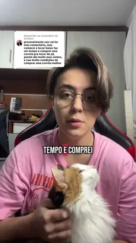 Respondendo a @Gustavo avelã quis participar do vídeo 🐈 #baixo #contrabaixo #music 