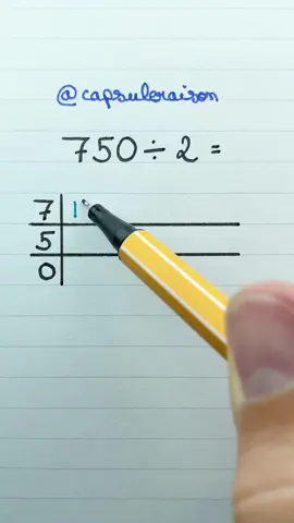 Division ➗ 📚💡#mathtrick #maths #mathematiquesfaciles #capsuleraison 