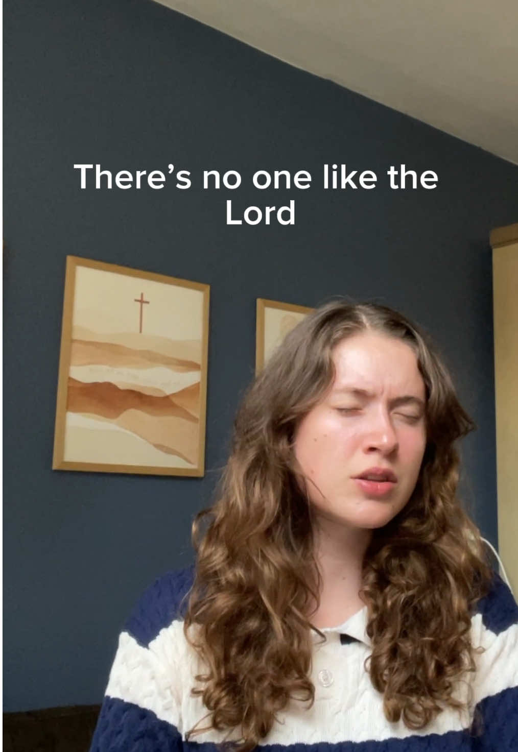 Song: no one like the Lord 🤍 #faith #yeshua #singing #worship #VoiceEffects 