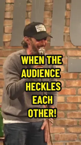 I love it when this happens and these guys were savage to each other. Haaaa!! Come see me on the road in August! Naples, FL 7/31-8/2 Little Rock, AK 8/8-9 San Antonio, TX 8/14-16 Erie, PA 8/22-23 #comedy #funnyvideos #crowdwork  #fyp 