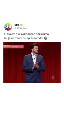 Danilo caiu direitinho! 😂 #sbt #thenoite 