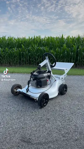 Pushmower Gokart build. Check it out on YouTube. #gokart #mower 