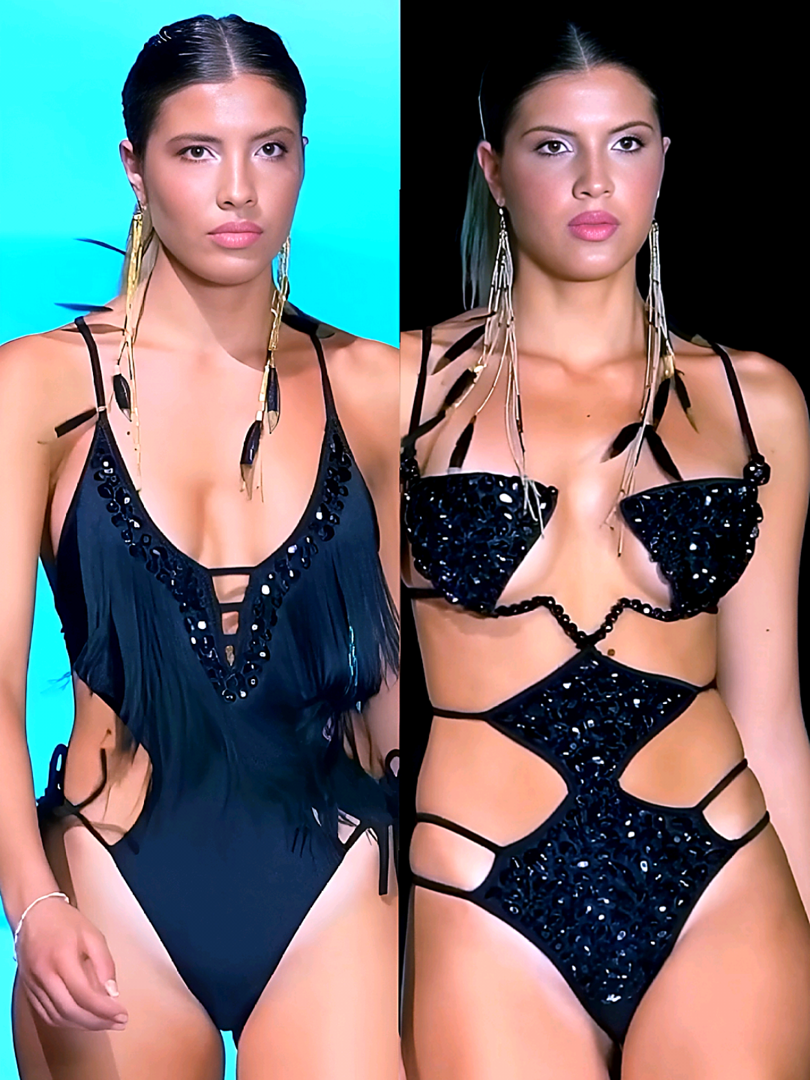 Anna and Elisa (Twins) at Miami Swim Week 2023 Source 📸 @Ronn - Momentotempus  Edited  by @usa.models.hub IG Model 👉 @♡anna e elisa♡  Swimwear 👙 Alvin Valley #bikini  #swimsuit #swimwear #model   #bikinimodel #fashion #Runway #catwalk