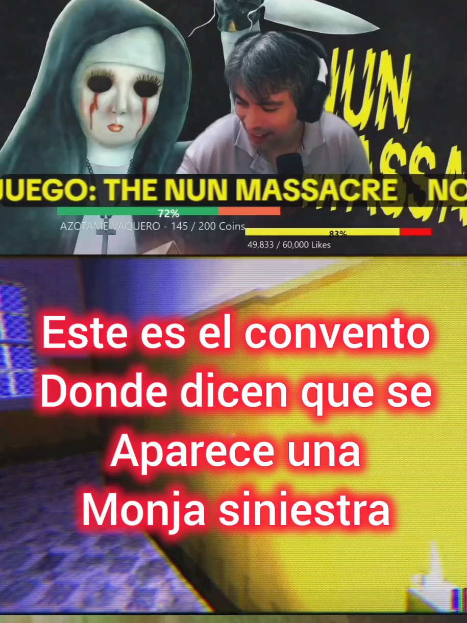 Convento donde se aparece el espíritu de una monja siniestra #fantasmas #aparaciones #miedo #paranormal #videojuegos🎮 