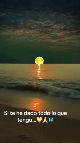 Si te he dado todo lo que tengo…💛🙏🦋