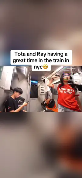 Tota and ray in nyc#asianboyray #ray #tota #funnymoments 