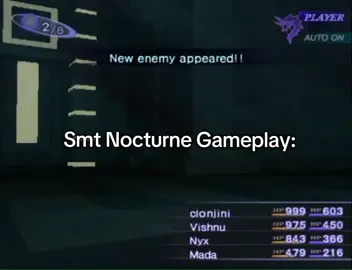 smt Nocturne  opcional: nose  Obligatorio: Golpes físicos alzar (depende de demonio que hay) #shinmegamitensei #shinmegamitenseinocturne #shinmegamitenseimemes #fyourpage #demifiend #ps2 #fyypp 