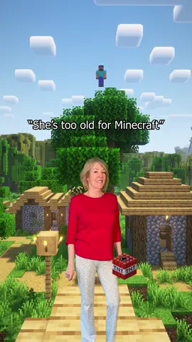 too old for minecraft? #minecraftmemes #fyp #minecrafters #grandfluencers 