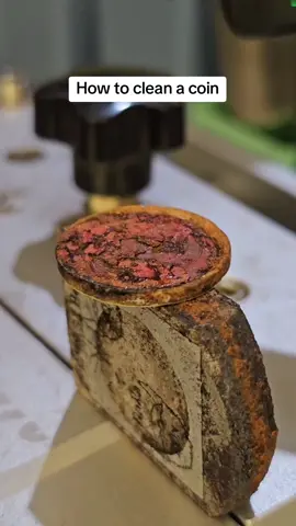 how to clean a coin
