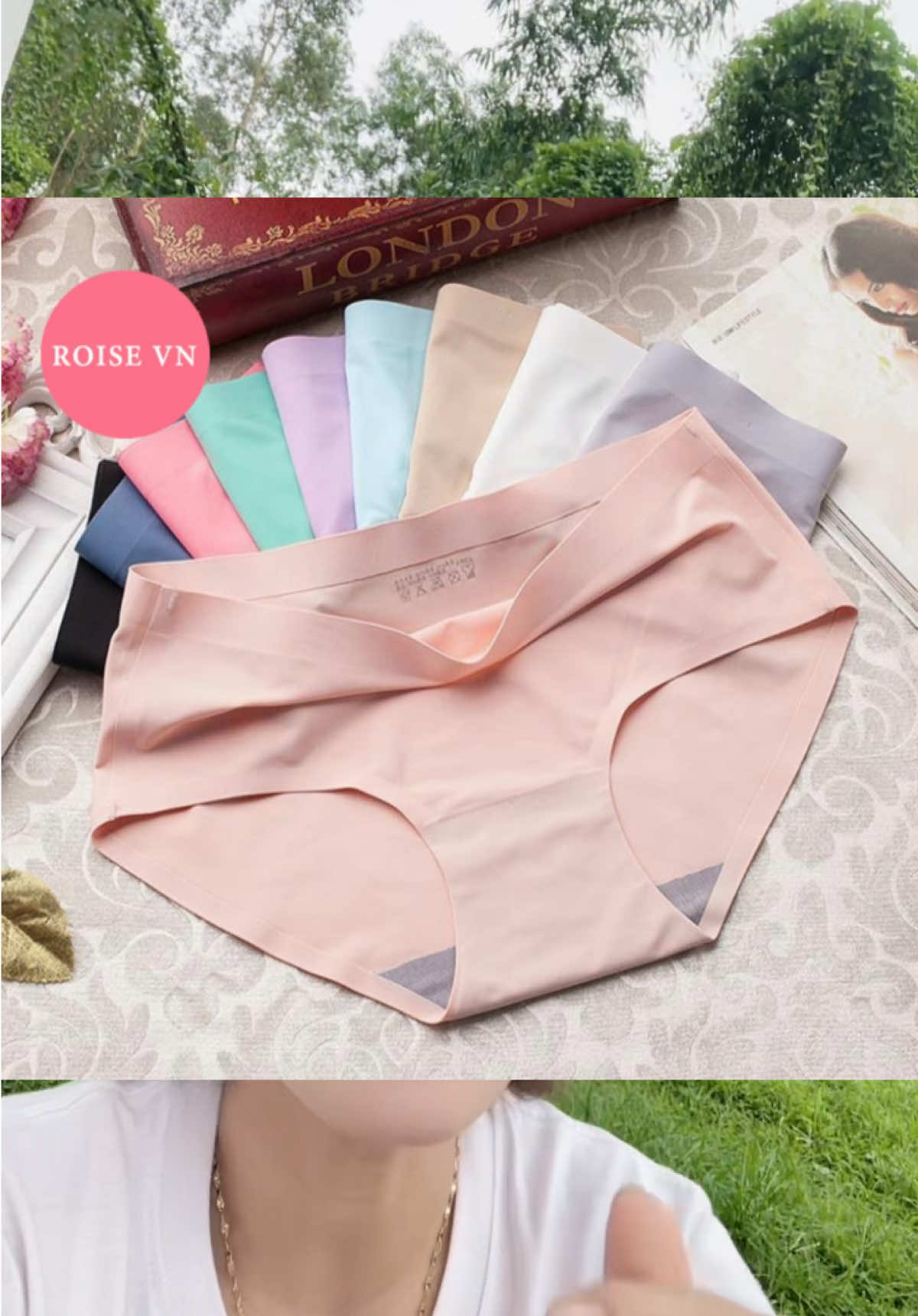 Set 10 ( hoặc 5) quần lót nữ đúc su cotton không đường may women 810,#xuhuong #set10 #thinhhanh #tiepthilienkettiktokshop #quanlotnuducsu #affiliatemarketing #phuongshop2 #