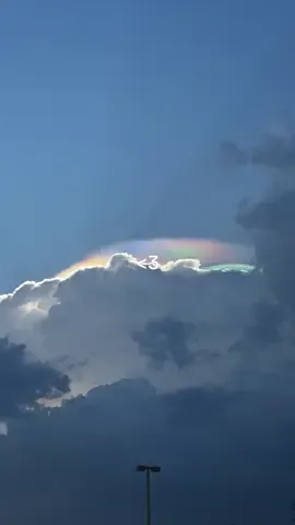 It’s the small things that happens, first time seeing a iridescent cloud! <3 #fyp #arigutierrez #iridescentclouds #orlando 