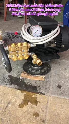 Giới thiệu và ra mắt siêu phẩm italia 3.0kw  áp max 150bar, lưu lượng 15L/P và cái kết giá ngã ngửa! #mayruaxe #caoapcongnghiep #pistonsu #annovi #ar 