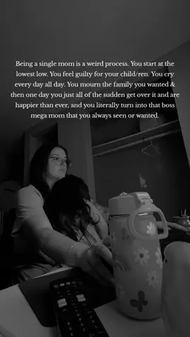 Being a single mom is a weird process. You start at the lowest low. You feel guilty for your child/ren. You cry every day all day. You mourn the family you wanted & then one day you just all of the sudden get over it and are happier than ever and you literally turn into that boss mega mom that you always seen or wanted. #momreels #parentingreels #funnymomreels #reelsmom #toddlermom