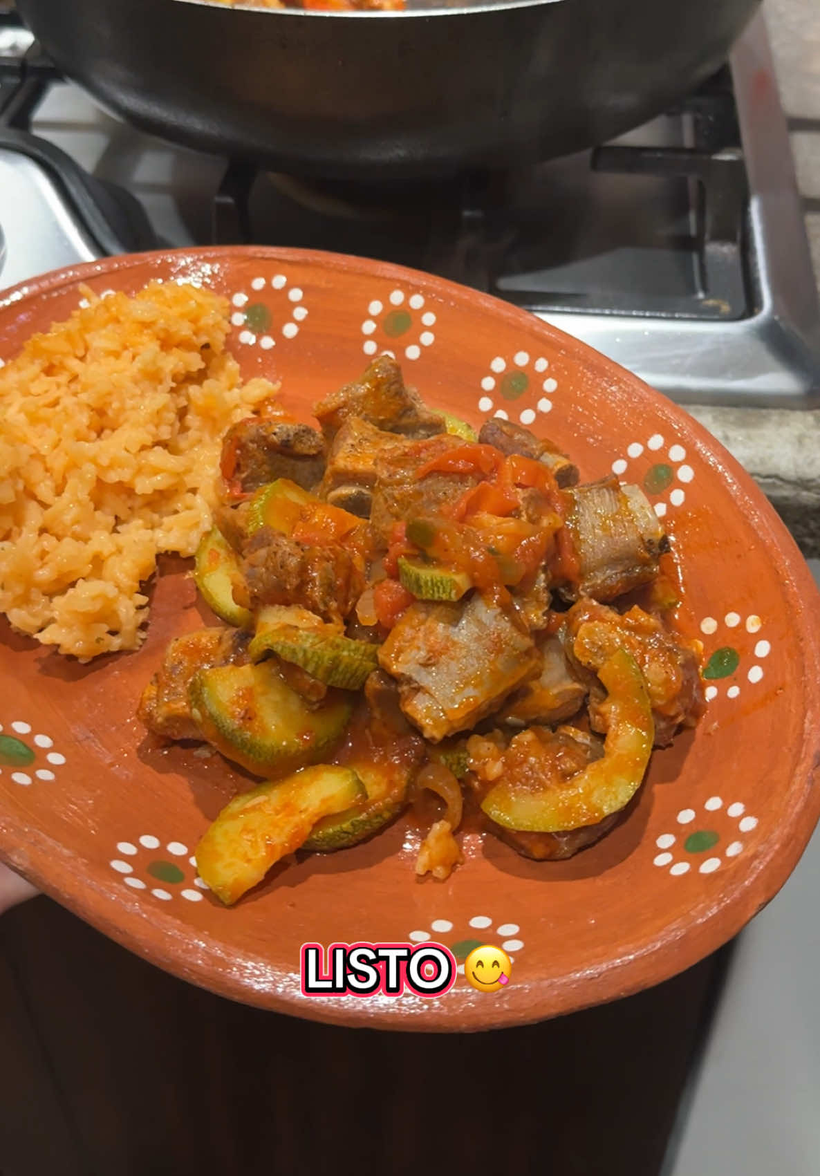 Costillas con calabacitas y verdura 😙 #mexicanfood #mexicantiktok #comidamexicana #comidatiktok #comidacasera 
