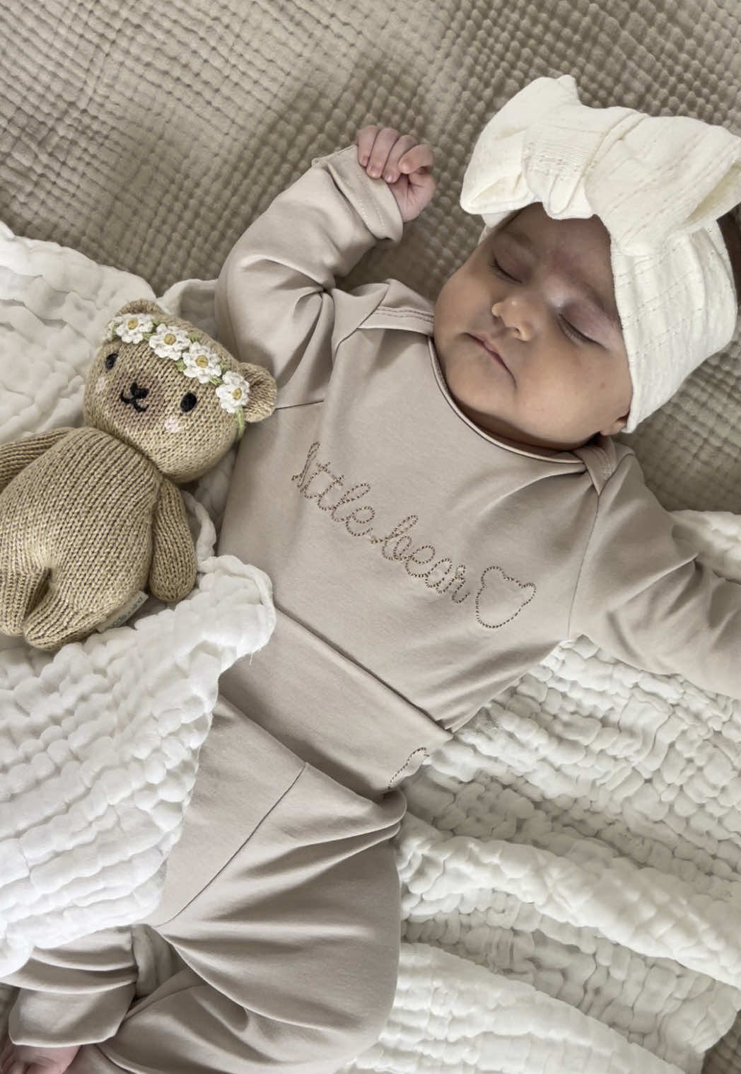 Little Bear is sleeping 🤍 #littlebear #fyp #baby 