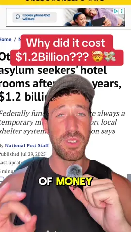 5 years and $1.2Billion later, the government will finally stop housing asylum seekers in hotels. Big upgrade for Canadians 🫠