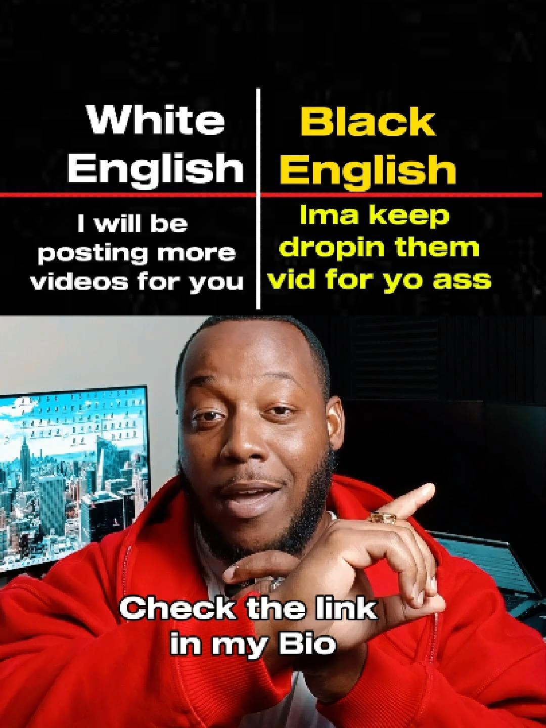 White English and Black English. #usa #usa🇺🇸 #ENGLISH #Englishlessons  #viralvideo #viral #nigeriantiktok🇳🇬 #haitiantiktok🇭🇹 #brazil🇧🇷 #france🇫🇷  #russia #russia🇷🇺 #ghanatiktok🇬🇭 #dubai🇦🇪 #bahamiantiktok🇧🇸  #argentina🇦🇷 #foryou #jamaicantiktok🇯🇲viral #Love #Youtube#dubai🇦🇪 #youtuber#foryou#fyp#foryoupage#fypage#viralvideo #mexico🇲🇽