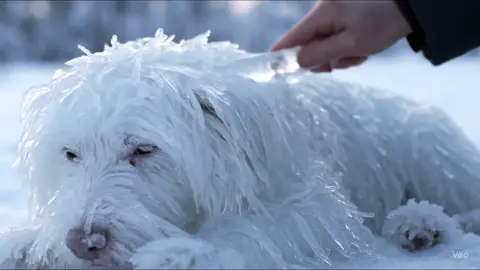 Ai dog #asmr #ai #aiasmr #fyp #ice 