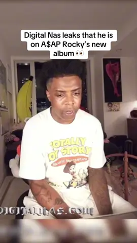 DigitalNas leaks that he is on A$AP Rocky’s new album 👀 #digitalnas #asaprocky #kanyewest #ye #fyp #viral #trending #twitch 