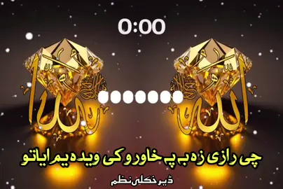 چی رازی زہ بہ پہ خاورو کی ویدہ یم ایاتونہ دہ قرآن راباندی وایہ 💔🙏😭👈#pashto #nazam #Foryou #foryoupage #1millionaudition 