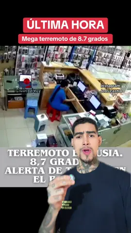 🚨ÚLTIMA HORA terremoto de 8.7 grados sacude Rusia. Earthquake 8.7 Rusia. Terremoto Rusia hoy. Última hora Rusia.  #noticiastiktok #noticias #news #urgente #loultimo #ultimahora #mundo #earthquake #sismo #terremotorusia #terremoto #rusia🇷🇺 #rusiatiktok #fyp 