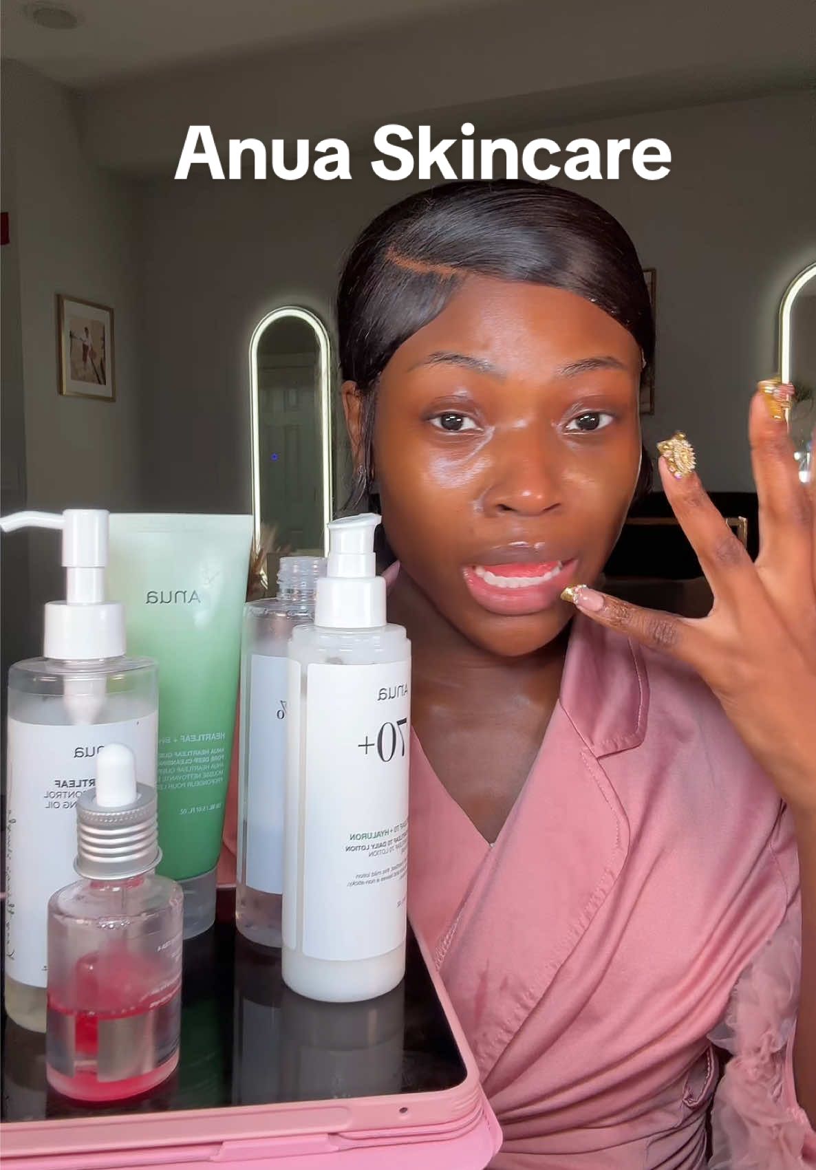 #skincareroutine #GlassSkin #skincaretips #anuacleansingoil  #GlowingSkin #skincarecommunity #radiantskin #doublecleansing #anuadarkspotserum