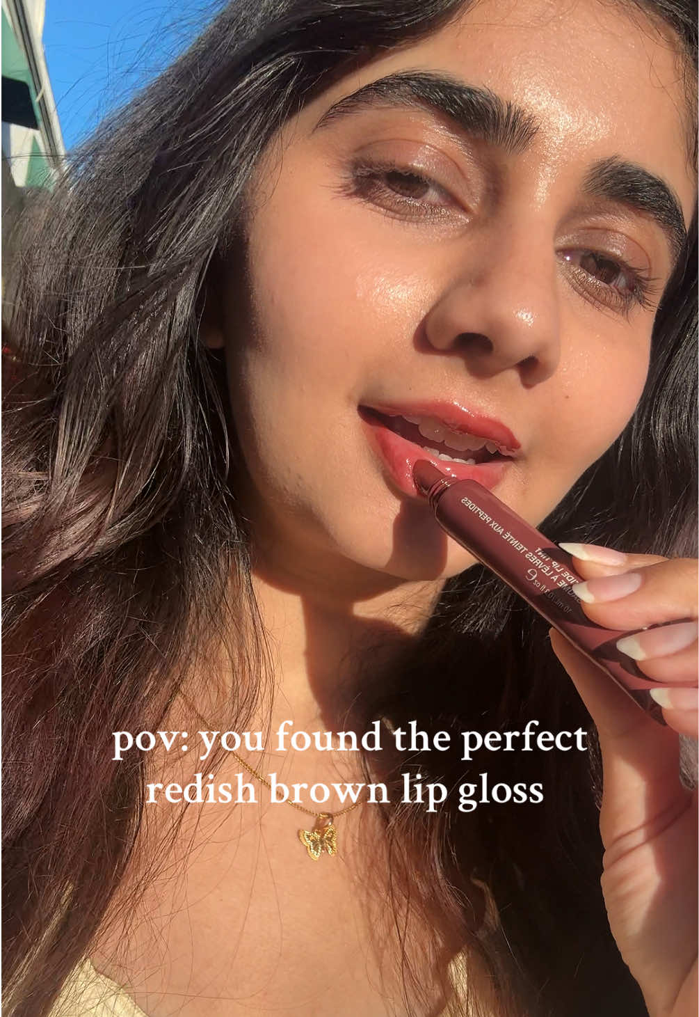 pbj is the best lip treatment shade, prove me wrong🤷🏻‍♀️ @rhode skin pbj rhode pbj lip treatment, rhode lip treatment, brownish red shade, lip gloss #lipgloss #brownlipcombo #brownlipgloss #rhodepbj rhode lip tint, #liptint #virallipgloss #rhodesummer #rhodegirl 