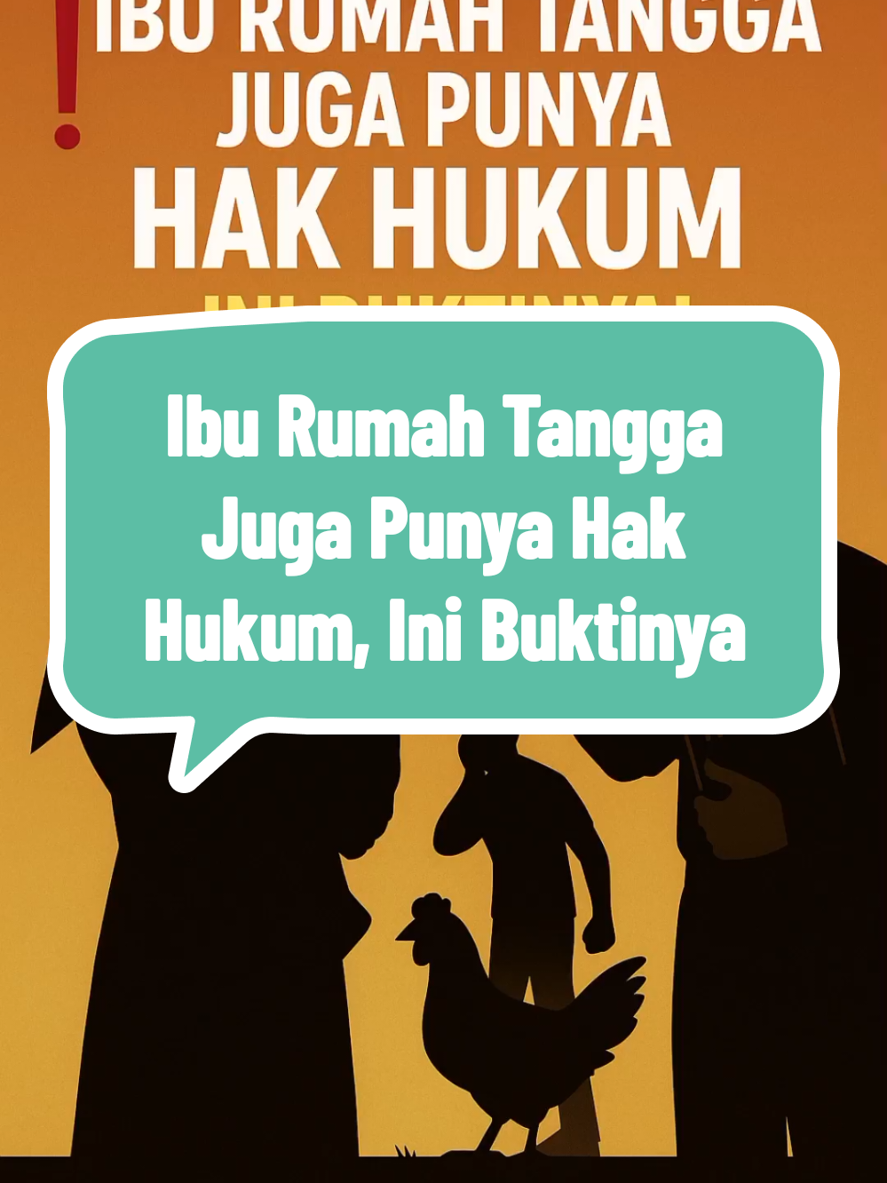 Meski tak bekerja di luar rumah, hak nafkah, perlindungan dari KDRT, dan hak waris tetap dijamin hukum. 📕 UU Perkawinan 📕 UU PKDRT 📕 Kompilasi Hukum Islam Hukum ada untuk melindungi semua, termasuk para ibu hebat di rumah. Yuk kenali dan perjuangkan hakmu! 💪 #IbuRumahTanggaHebat   #HakPerempuan   #HukumKeluarga   #EdukasiHukum   #SadarHukum   #UUPerkawinan   #UUPKDRT   #KompilasiHukumIslam   #VlogHukum   #IbuPunyaHak   #StopKDRT   #HakNafkah   #HukumWarisan   #HukumIslam   #KontenBermanfaat   #VlogEdukasi   #fypindonesia 