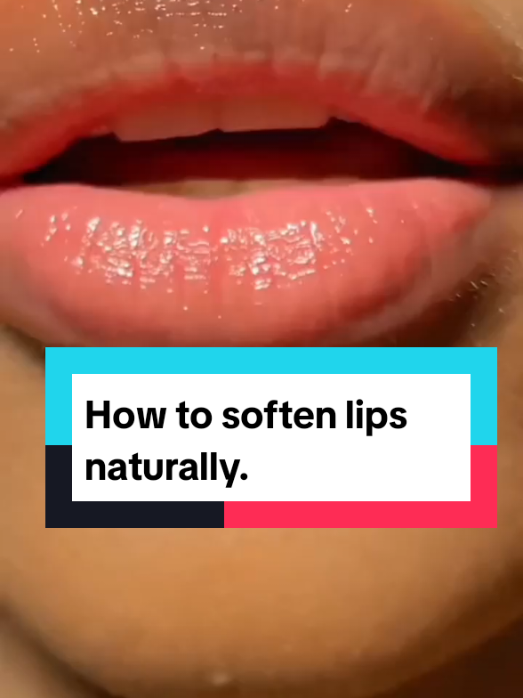 How to soften lips naturally. How to have pink lips. #lip #lipscare #pinklips #softlips 