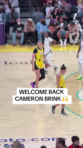 Cameron Brink was all over the offensive glass in her first Sparks possession in over a year 😤 #cameronbrink #losangelessparks #WNBA 