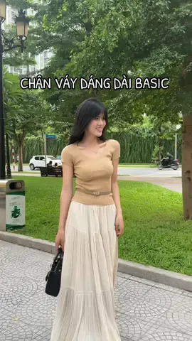 chân váy dáng dài dễ phối lắm lun mí bà  #haphamclothes #xuhuong #reviewquanao #chanvaydangdai 