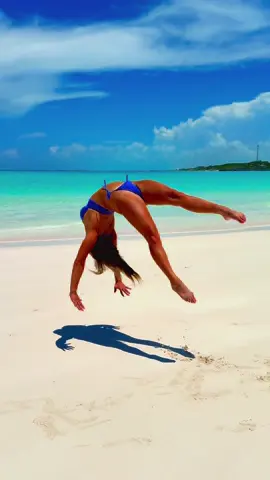 Gymnastics on the beach? I mean what’s better 