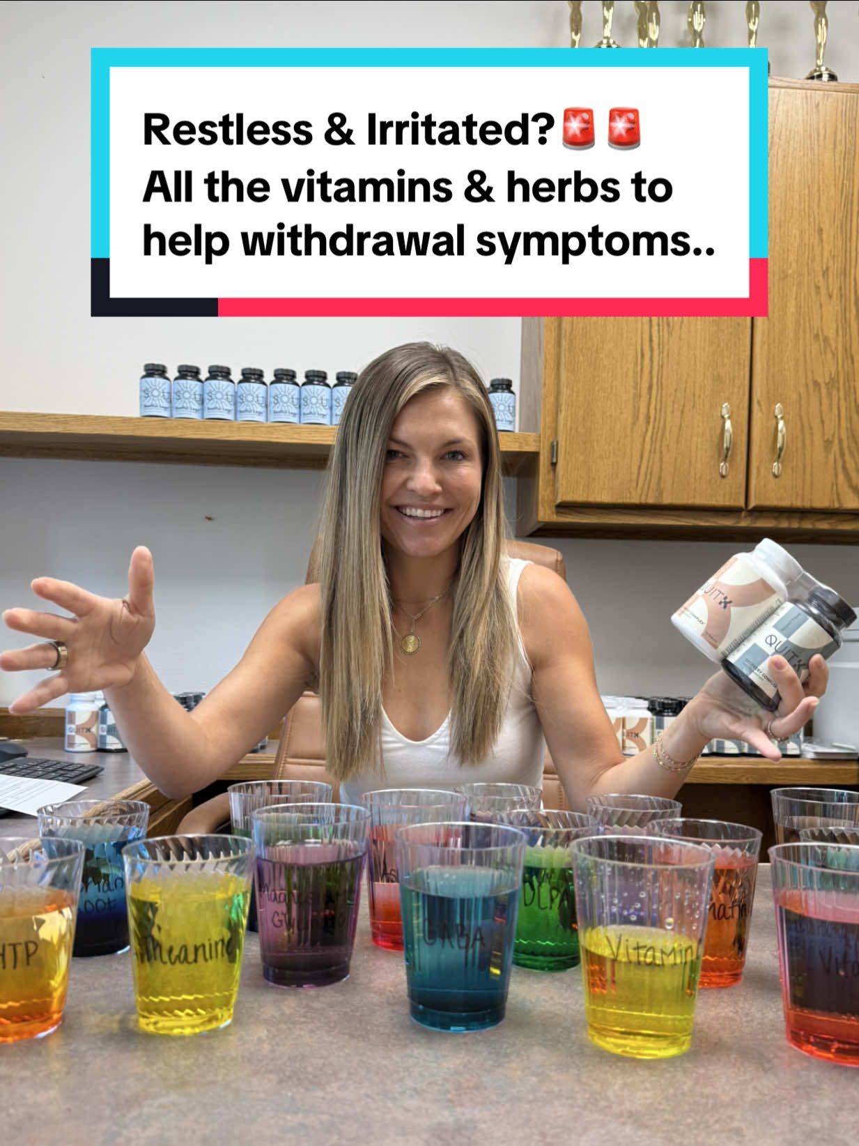 Tired of the restlessness and irritability of withdrawals? All the vitamins & herbs to help ease the symptoms on your worst days.  #addictionrecovery #addiction #withdrawals #addictionawareness 