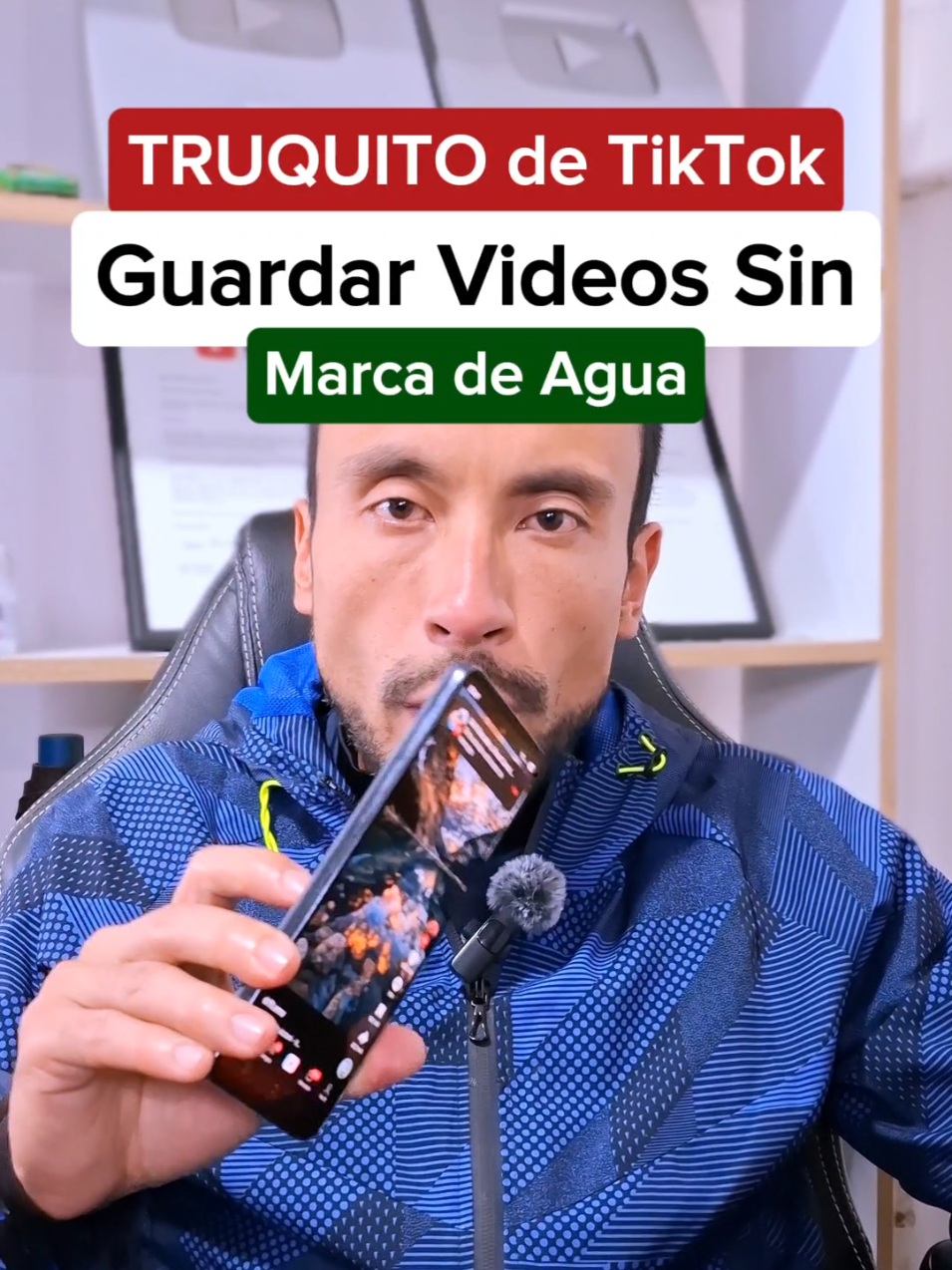 Como guardar cualquier video de TikTok sin marca de agua..#tiktokviral #SabiasQue #pcandroid24 #AprendeEnTikTok #trick 