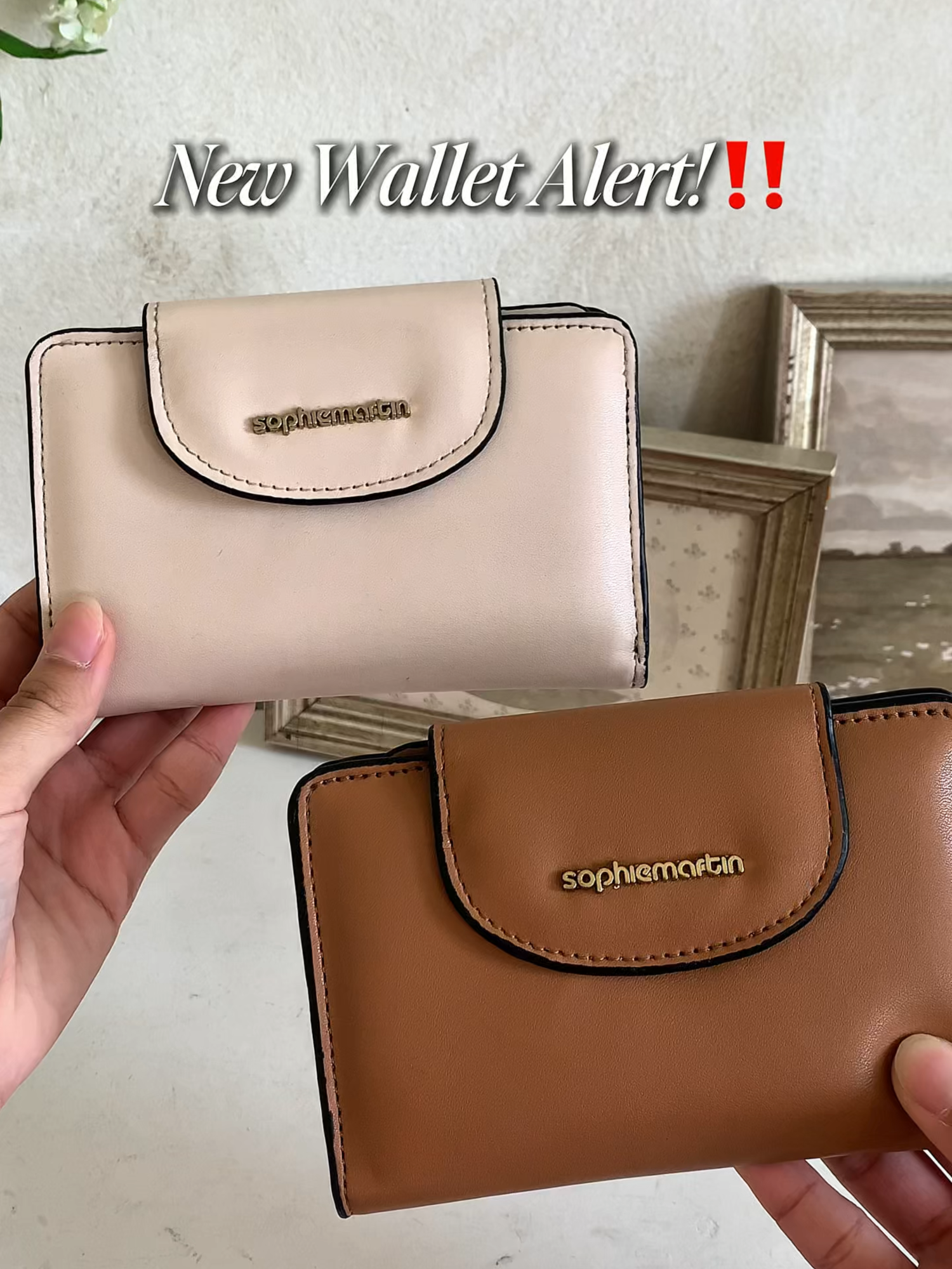 NEW WALLET ALERT ‼️ Gemes banget yaa dompetnya 😍🤏🏻 Spill warna lain gak niihhh? 🤭 #SophieMartin #BeliLokal #RekomendasiDompet #Newcollection
