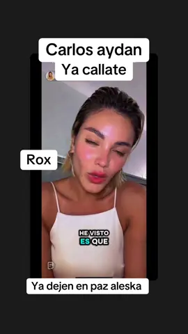 Aleska prefiere que Carlos aydan ya la suelte