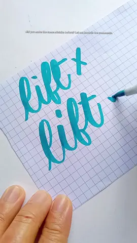 Learn to Lift Your Pen When Doing Calligraphy  #tutorial #calligraphytutorial #fypシ゚ 